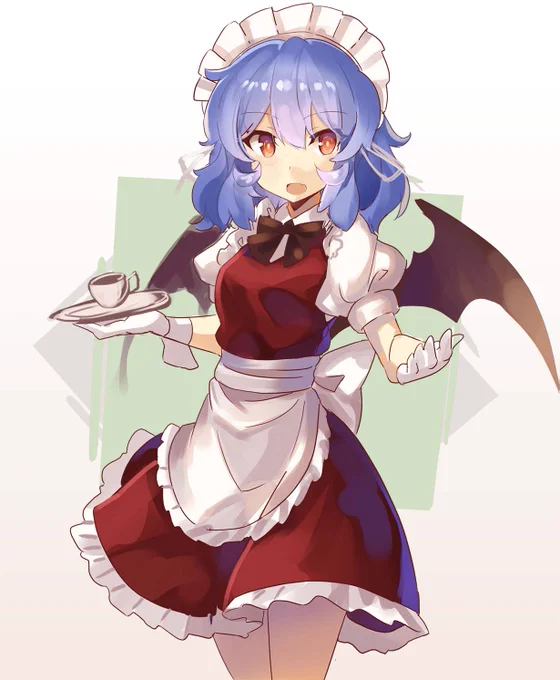 #深夜の真剣お絵描き60分一本勝負メイドインおぜう^^ 