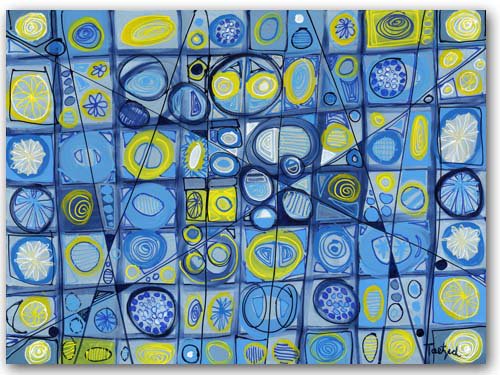 artbylt's tweet photo. Abstract Art Sixty-Four: 40" x 30" x 1.5" original painting on canvas at https://t.co/yDWAGj9Gml. #abstractart #modernart #contemporaryart #abstrait #abstracto #blueart #abstrakte #abstraction #patternedart https://t.co/qUML77849i