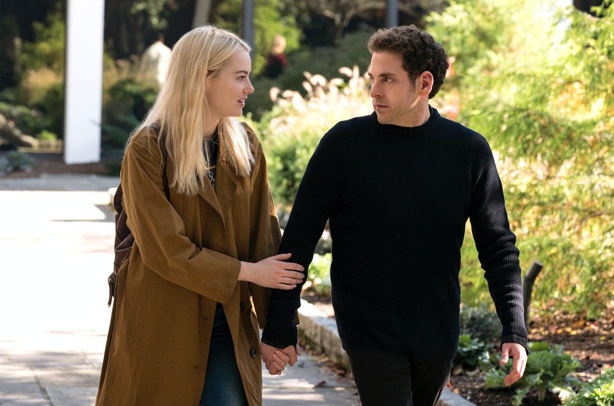 netflix's tweet photo. Emma Stone. 
Jonah Hill. 
Justin Theroux. 
Prepare yourself for Maniac. 
Coming soon. https://t.co/SZJNhlmmTF