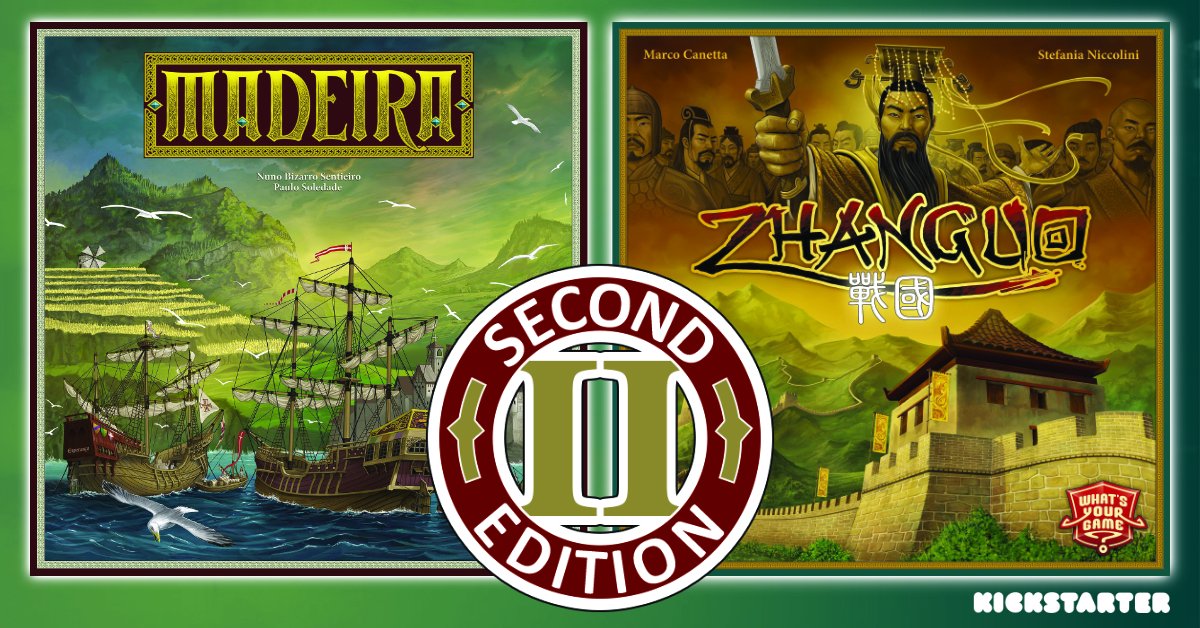 WhatsYourGameEU's tweet photo. We are very happy to announce that Madeira and ZhanGuo will have a second edition !
https://t.co/G3IzJIiV8d
#boardganes #WYGame https://t.co/fdZVXkuOqi