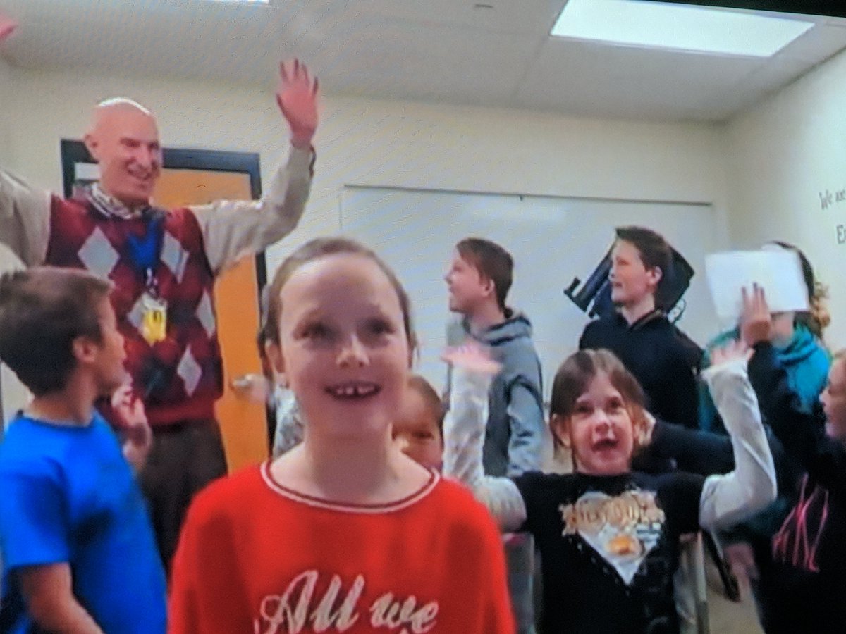 Wishing Mr. Burnett a "Happy Birthday" on Livestream today! #leadingthroughinterestsknowledgeandcharacter