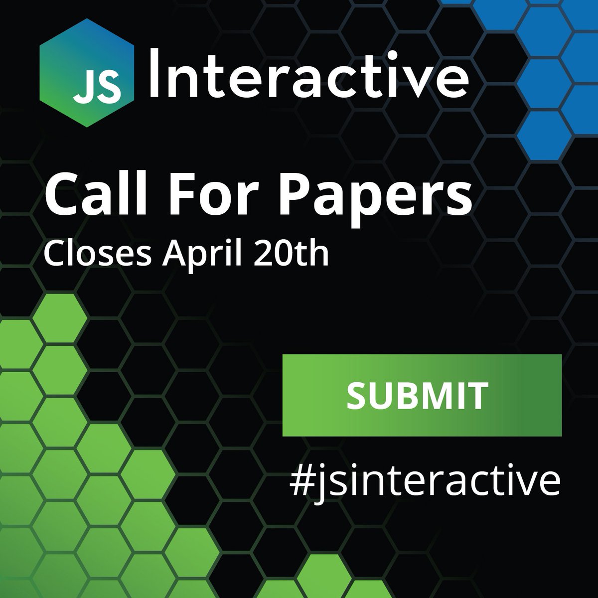 openjsf's tweet image. Deadline to submit a presentation, workshop or panel for #JSInteractive is this Friday! Submit your ideas here: bit.ly/2H7Uwyz