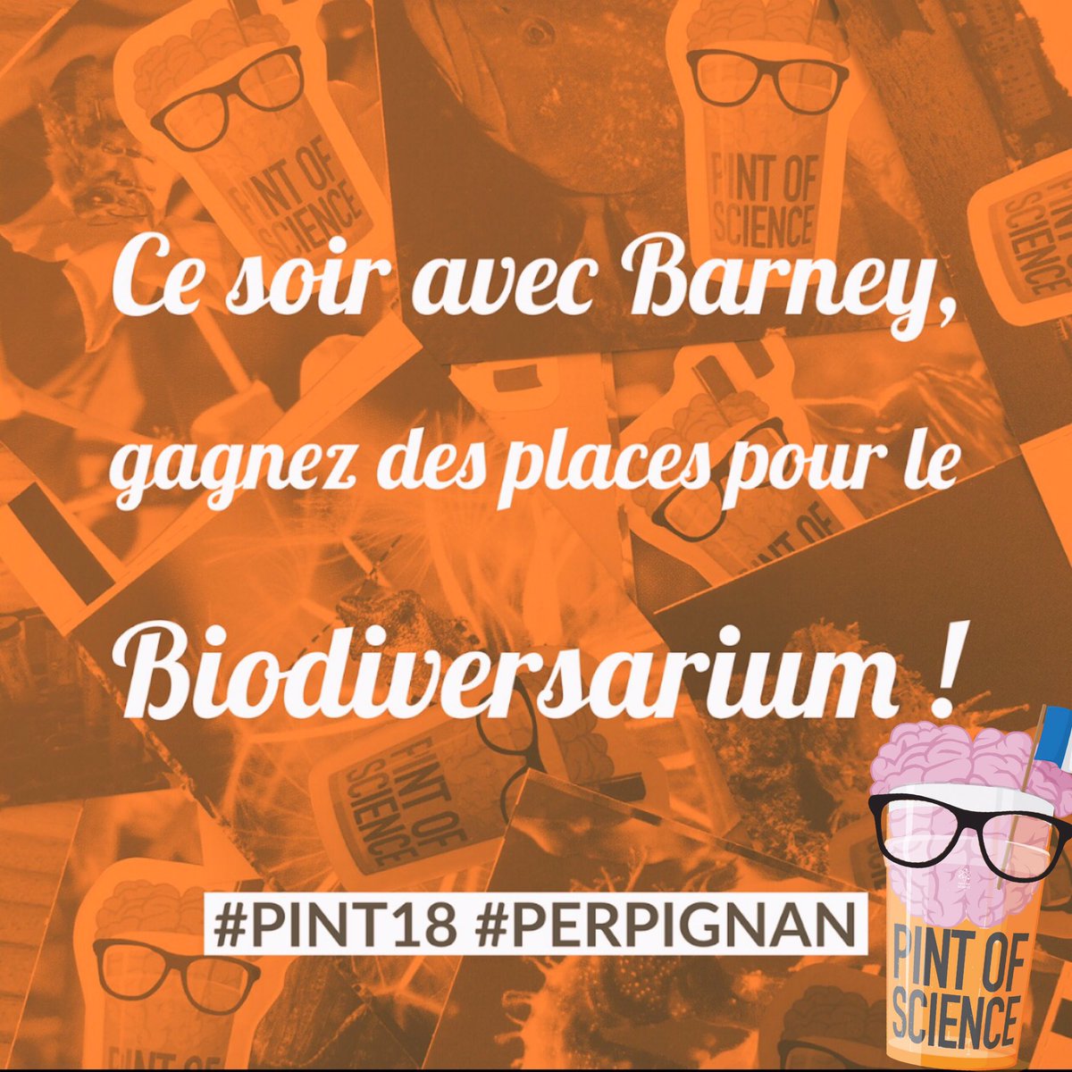 Pendant #Pint18 à #Perpignan gagnez des entrées pour le #Biodiversarium  et d'autres #surprises @UPVDoc @AgenceEchotone @NoyerMegane