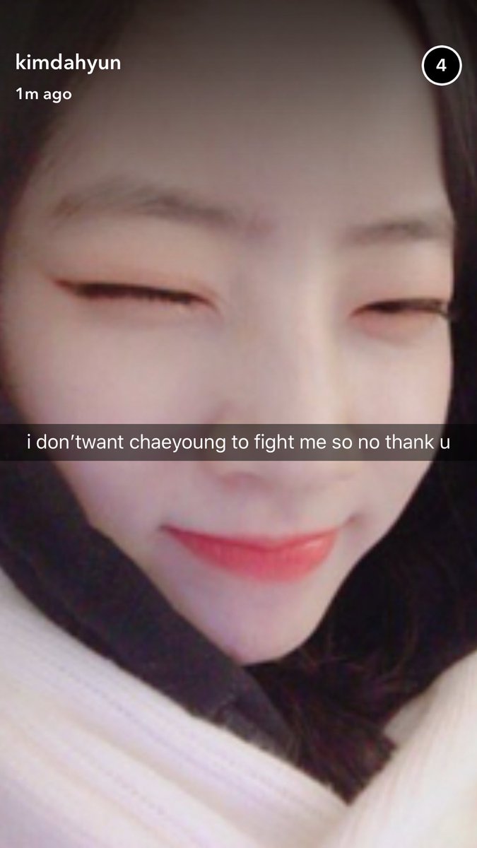 “Sorry, I have to go.” Dahyun told the girl she was facetiming. “I’ll text you later.”“Wait-“ Sana tried but the girl already hung up. “Who were you talking to?” Dahyun just shook her head. “Should I go? So you can finish that conversation?”“No, no, it wasn’t important.”