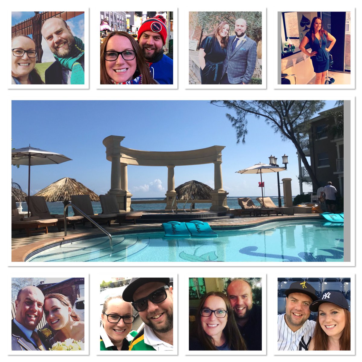 griffuk's tweet photo. Not a bad place to spend your 3rd wedding Anniversary @SandalsResorts with your best friend @LucyHGriffiths #HappyAnniversaryNed #MrsG #TheGriffiths #sandals #sandalsroyalcaribbean #Jamaica 🇯🇲☀️🍺 https://t.co/58zwKrgzzj