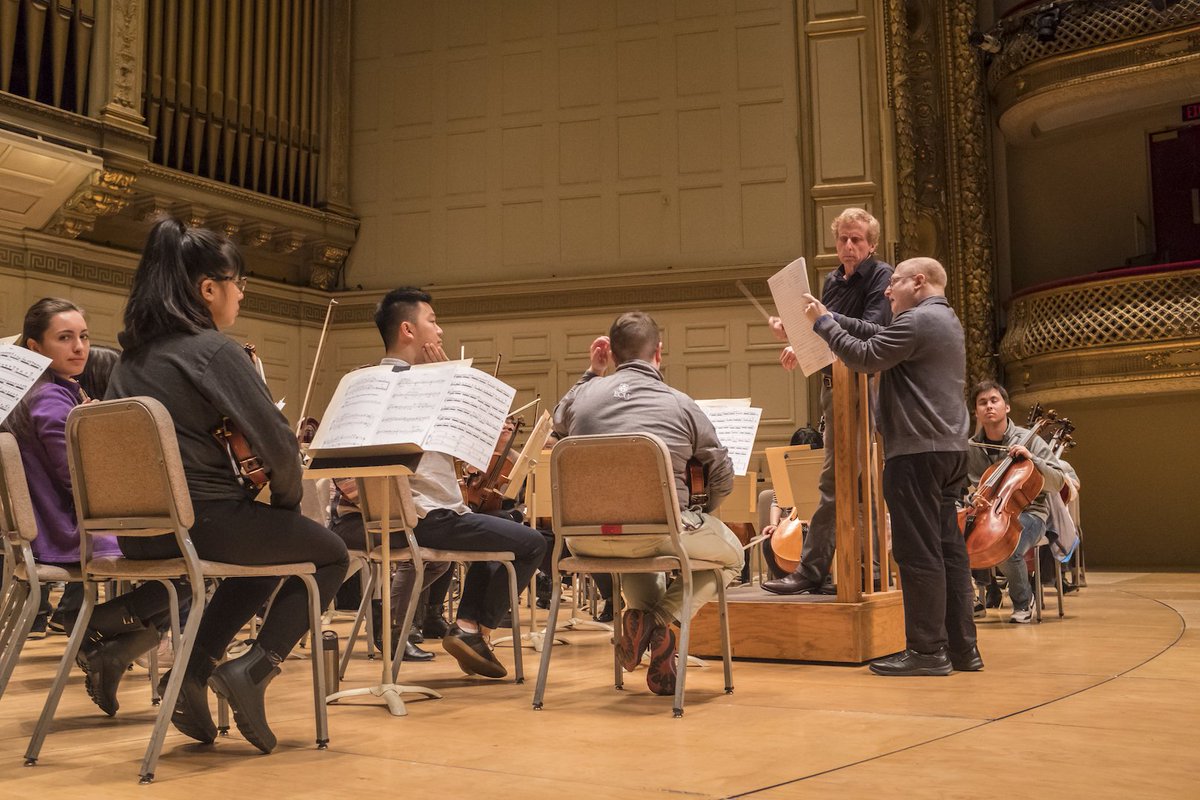 aaronjaykernis's tweet photo. Tonight is the World Premiere of my Symphony No. 4 "Chromelodeon" with @NewEnglandCon ! Very excited for the performance tonight with this fantastic orchestra and conductor Hugh Wolff. Enjoy some photos! #NEC150 #NEC150commissions https://t.co/DHaNgKxbDn