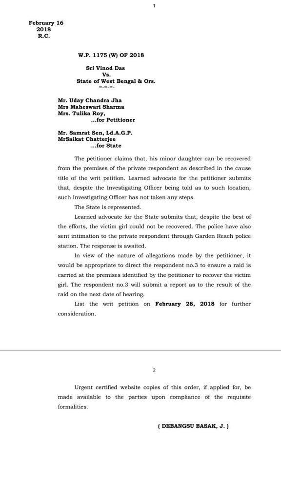 me_locket's tweet photo. Shameless @KolkataPolice threatening common people on Twitter,Why?
A Hindu girl held in captive for last 10 months. Her father Binoy Das is pleading for a help with a court order. State administration has no guts to raid in Metiabruz to #RescueGuria https://t.co/l51hwp0kWM