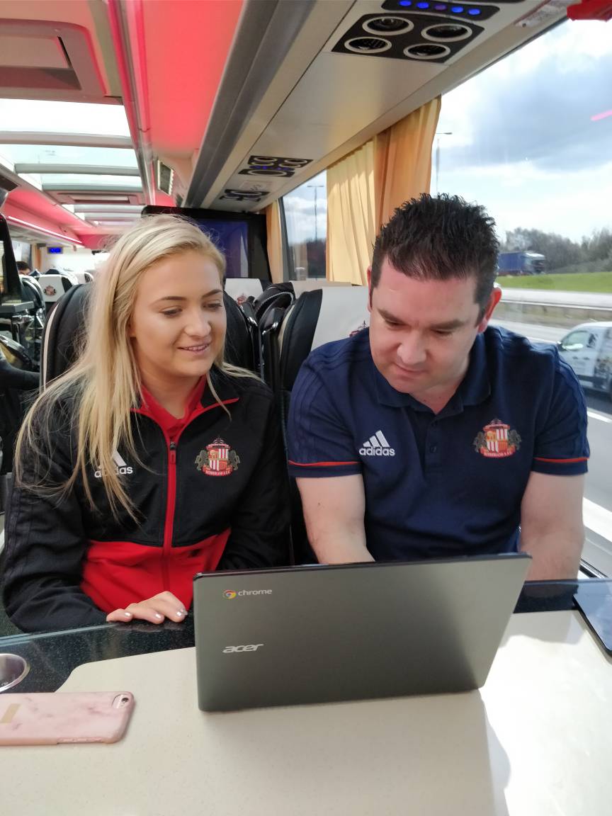 SAFCWomen's tweet photo. Thanks for all your questions on Twitter. That's all, for now, #AskBridget https://t.co/r6zOFyMiW6