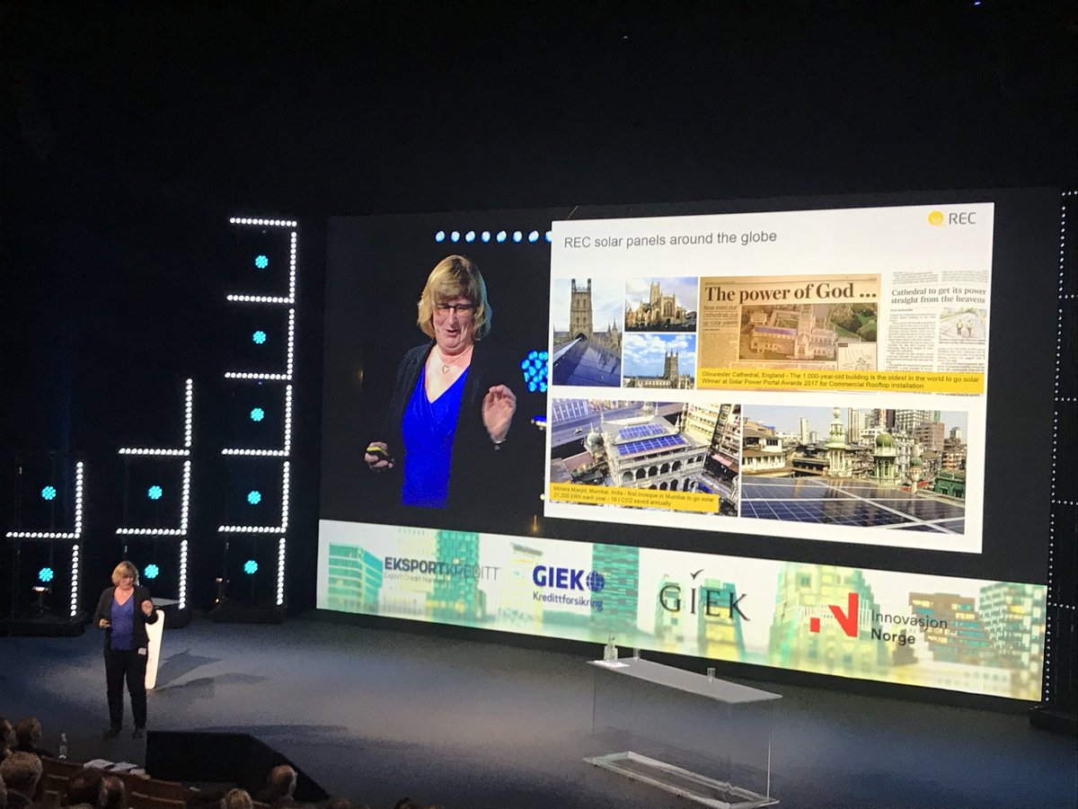 Solenergiklyngen (@solklyngen) on Twitter photo Våre kjernepartnere <a href="/ScatecSolar/">Scatec Solar</a> og <a href="/RECGroupMedia/">REC</a> presenterte som gode eksempler av eksportbedrifter på #Eksportkonferansen18 #solenergi <a href="/InnovasjonNorge/">Innovasjon Norge</a> <a href="/GIEKno/">GIEK</a> <a href="/Eksportkreditt/">Eksportkreditt Norge</a> Våre kjernepartnere <a href="/ScatecSolar/">Scatec Solar</a> og <a href="/RECGroupMedia/">REC</a> presenterte som gode eksempler av eksportbedrifter på #Eksportkonferansen18 #solenergi <a href="/InnovasjonNorge/">Innovasjon Norge</a> <a href="/GIEKno/">GIEK</a> <a href="/Eksportkreditt/">Eksportkreditt Norge</a>