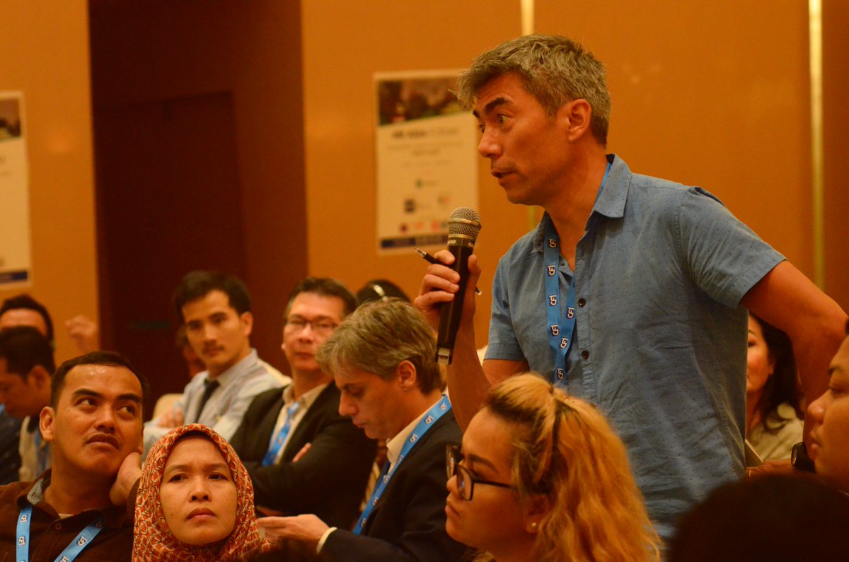 CFImedias's tweet photo. 👉 Around 100 media professionals attended the closing forum of #4MAsia, which was held in #Jakarta on 7 and 8 April 2018. #Media #Press
📸More pictures 🔗https://t.co/P1hxFmi9WX https://t.co/NkEMdbyFNS