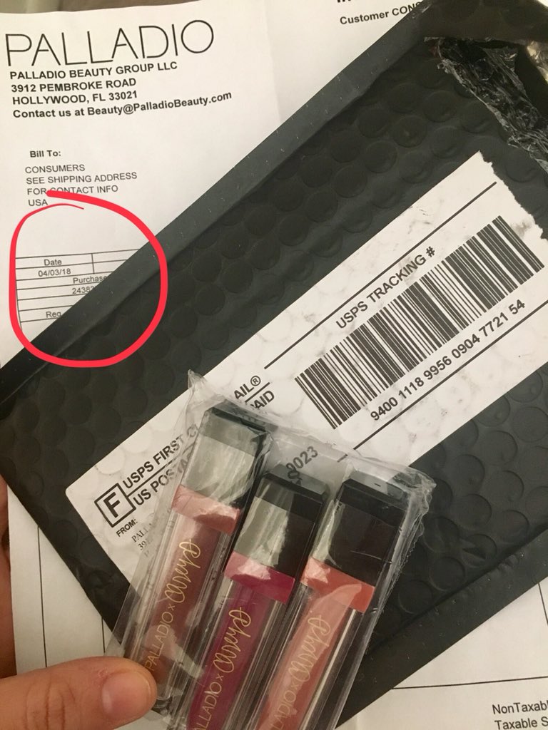 BasemaSmidi's tweet photo. The fact that I just got these today is both super exciting and super frustrating! @PalladioBeauty I can’t wait to try them out though. The colors look just as beautiful as they do online @itsbl0ndie https://t.co/nZOq914NGv