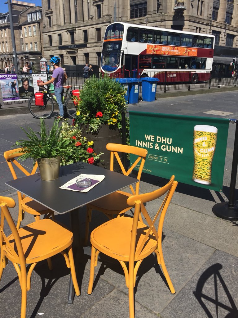 Did someone say #heatwave 

Enjoy a cold pint in our west end sun trap ☀️🌤⛅️🌥 whatever the weather at least it’s dry #HumpDayMotivation