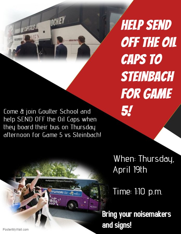 OilCapsHockey's tweet photo. ATTENTION OIL CAPS FANS!!!

Let’s pack the sidewalks along Third Avenue and east down King Street to the hospital! Let’s spread the word!! https://t.co/FAGFaMOWef