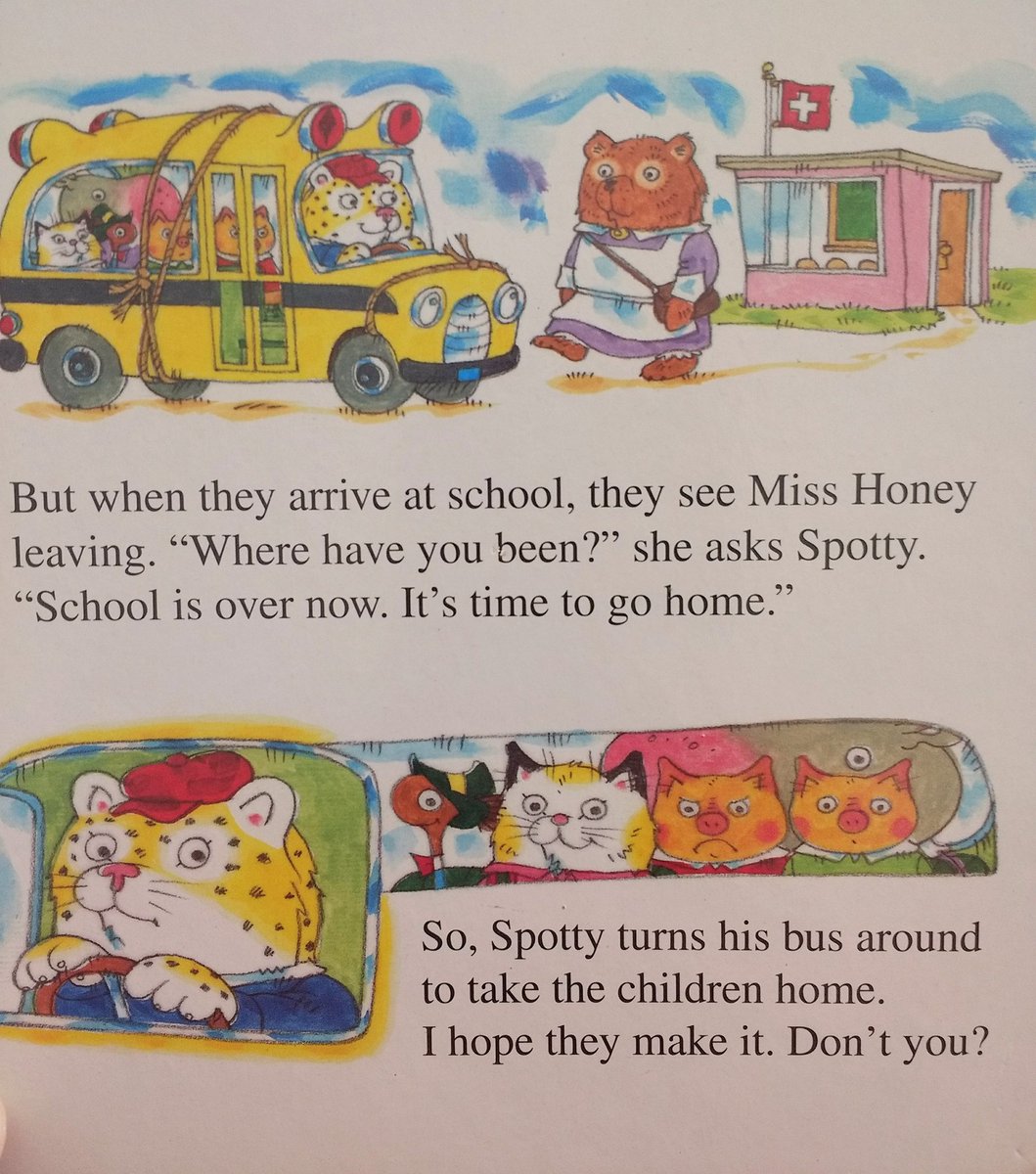 extrafabulous's tweet photo. the end of this kids book ends on the most riveting cliffhanger I've ever seen https://t.co/EqCG7oCMns