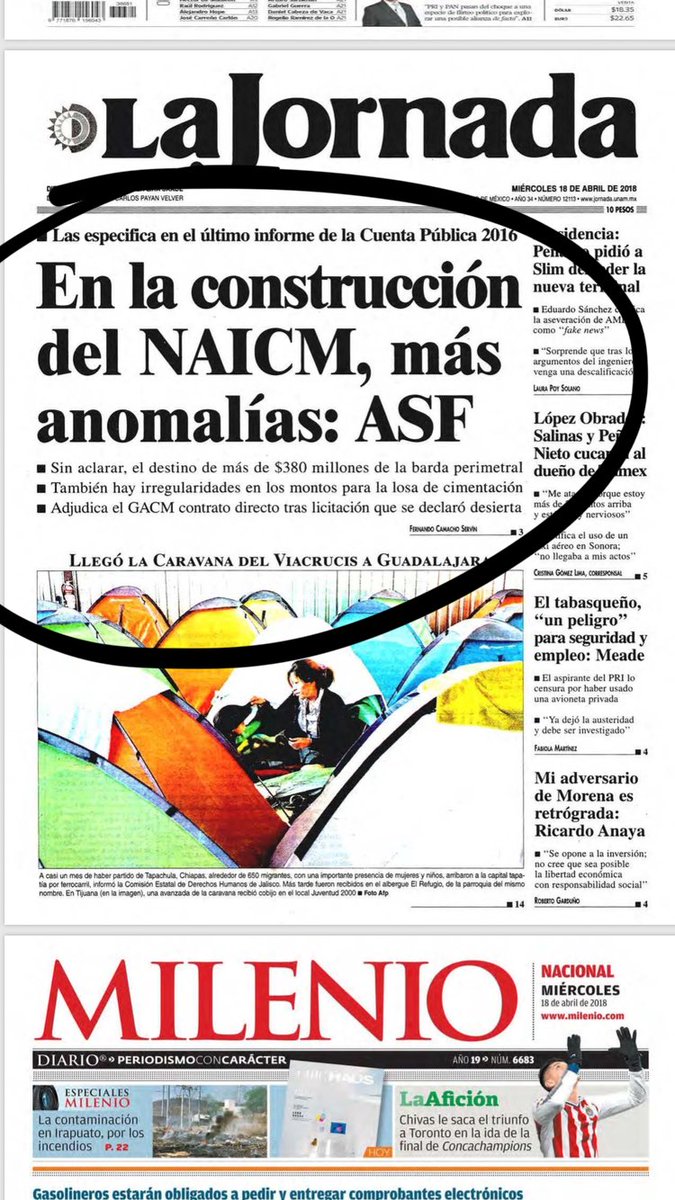 eternumen's tweet photo. #EleccionesMexico #EleccionesMéxico2018 #RazonesParaVotarPorAMLO🇲🇽
Y lo dicho: ni con su #GuerraDePorquería 💩🐷🐽 💰, en contra de #AMLO , podrán disuadir a la población de que el #NAICM ES UNA PORQUERIZA... 😔
@EPN #CarlosSlim @JoseAMeadeK #MeadeRobar @RicardoAnayaC #cAnaya https://t.co/r8Fn5B9g7q