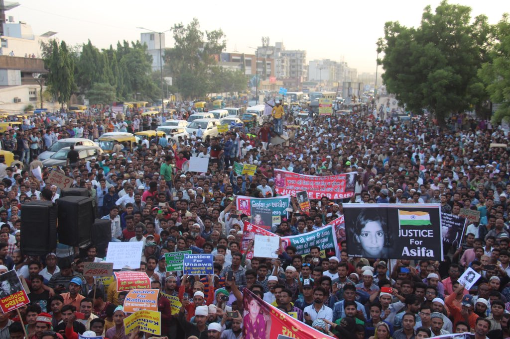 HardikPatel_'s tweet photo. Today #ashamed #angry #JusticeforAsifa Ahemdabad https://t.co/mMpZHbkdIq