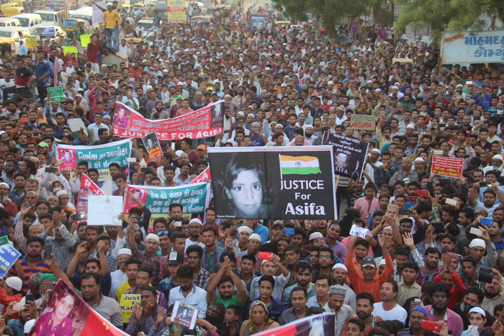 HardikPatel_'s tweet photo. Today #ashamed #angry #JusticeforAsifa Ahemdabad https://t.co/mMpZHbkdIq