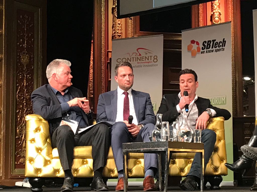 <a href="/SBTech/">SBTech</a>’s CCO Andrew Cochrane discussing re-regulation of the Swedish market at the <a href="/IGaming_Forum/">i-Gaming Forum</a> in Stockholm today.