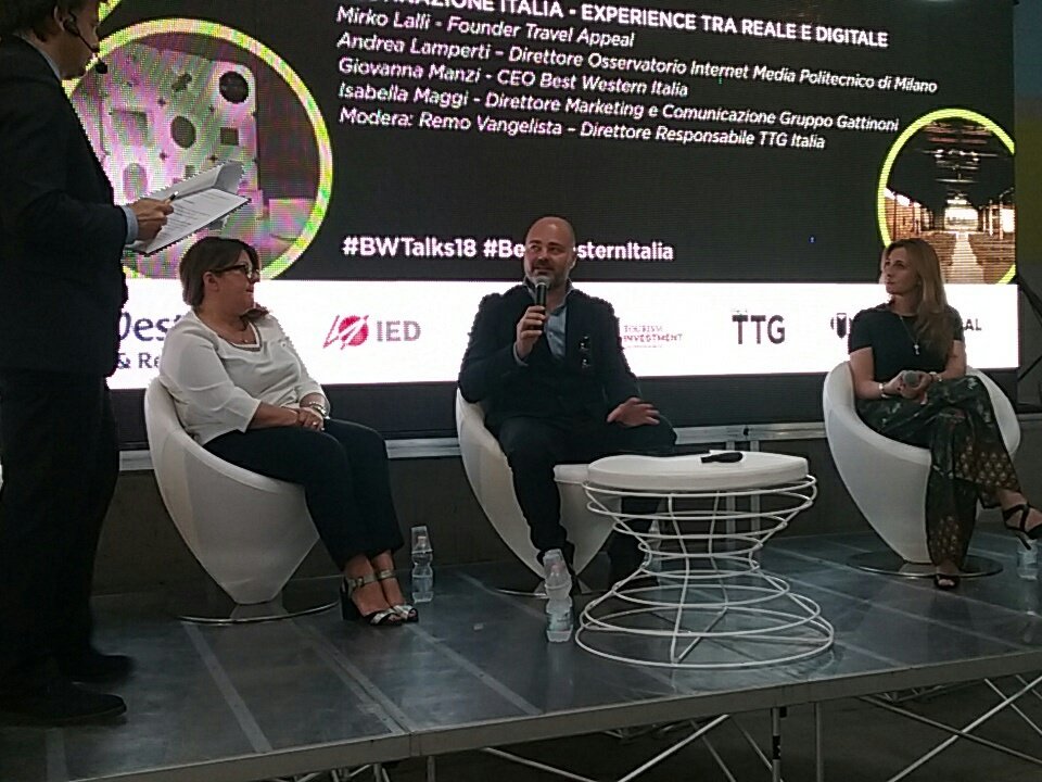 rita_pucci's tweet photo. Nell'esperienza digitale del viaggio devi sapere cambiare punto di vista e modo di comunicare secondo @mkl @travelappeal dal #BWtalks @ttgitalia https://t.co/JRu33ismtc