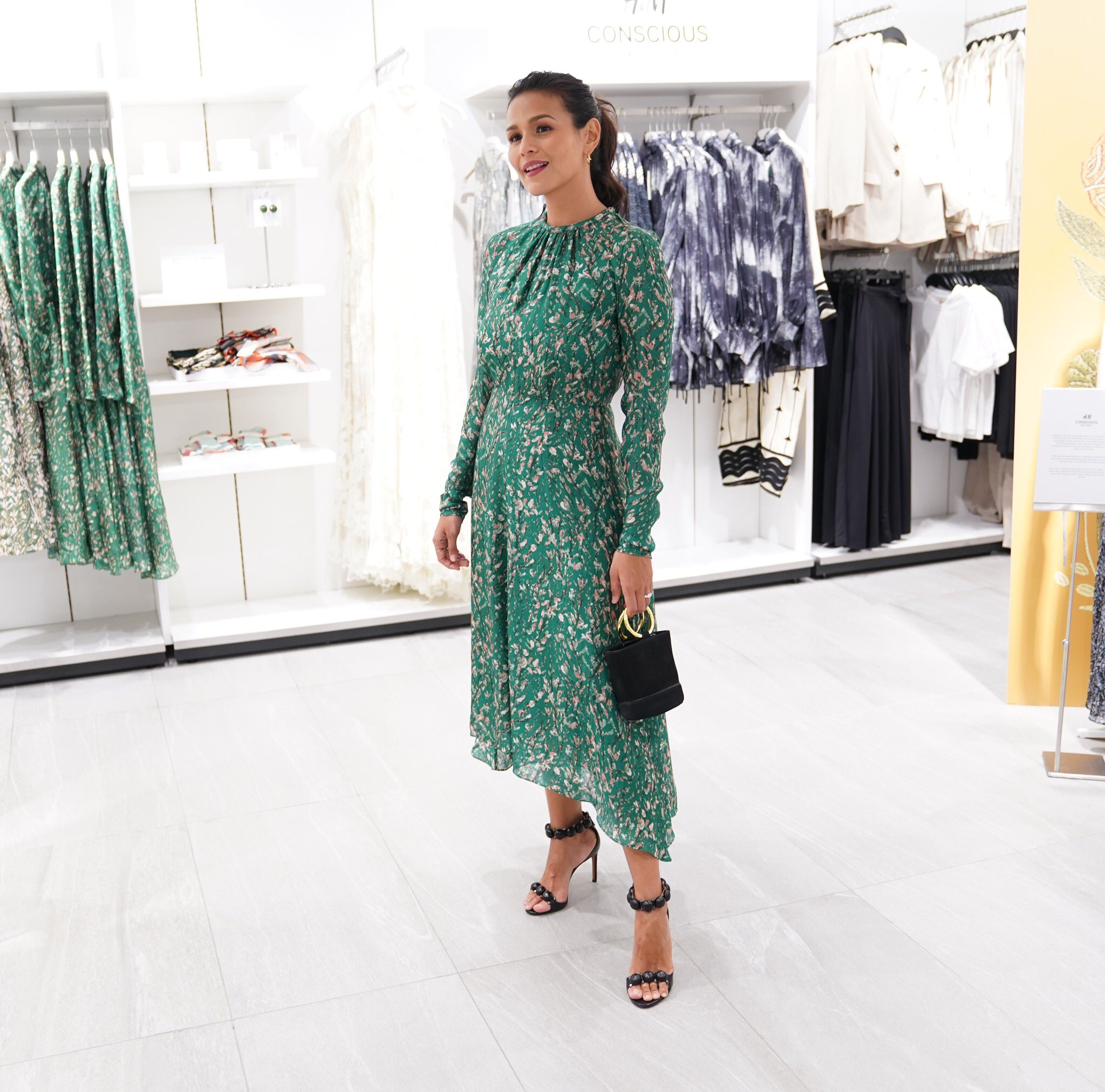 H M Philippines on X MissIzaCalzado looking absolutely effortless in this HMConsciousExclusive dress made from organic silk. Shop this look and more at H M Greenbelt tomorrow https t aEDgjnGk6V X