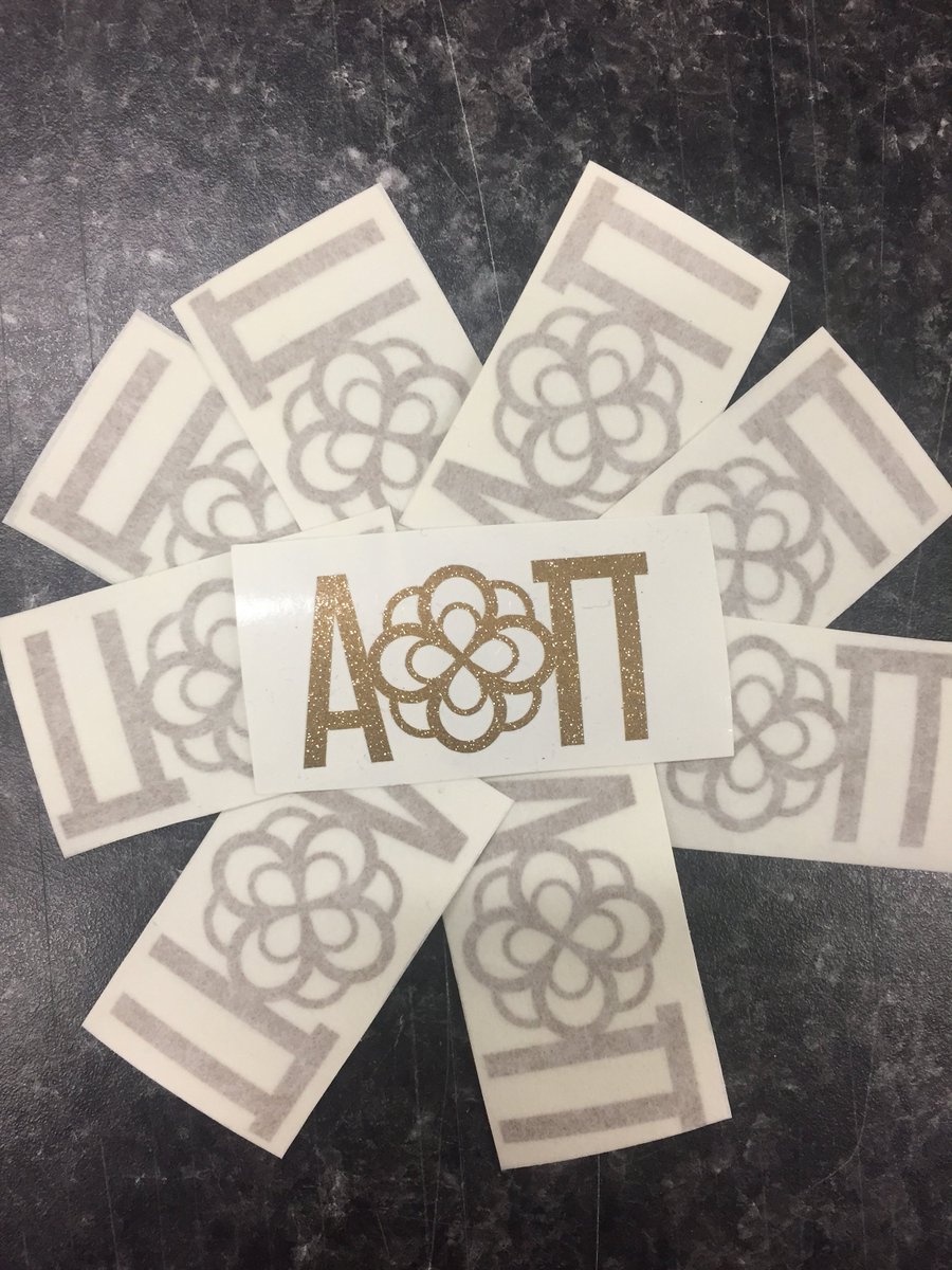 kustomdezins's tweet photo. New AOII brand decals with the infinity rose! https://t.co/mIV73MhOae