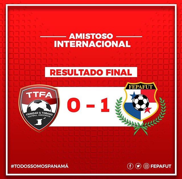 isacademypty's tweet photo. #SomosLaSele | ¡Ganó Panamá! 💪🇵🇦

Nuestra selección triunfó 0-1 ante Trinidad y Tobago en duelo amistoso, con gol de Jesús Gonzales en la agonía del partido 😱⚽️

¡Estamos muy orgullosos! ¡Vamos rumbo a #Rusia2018! 🏆🔝 https://t.co/NllndwQVxG
