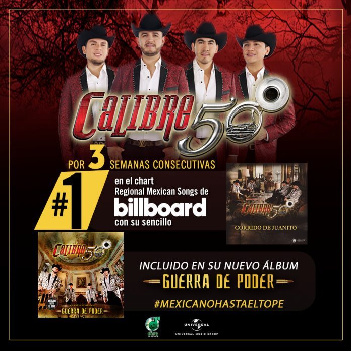 CBWebTelevision's tweet photo. #Calibre50 es el número uno en Billboard https://t.co/iGcPJp78WM https://t.co/mtaSB91ibM