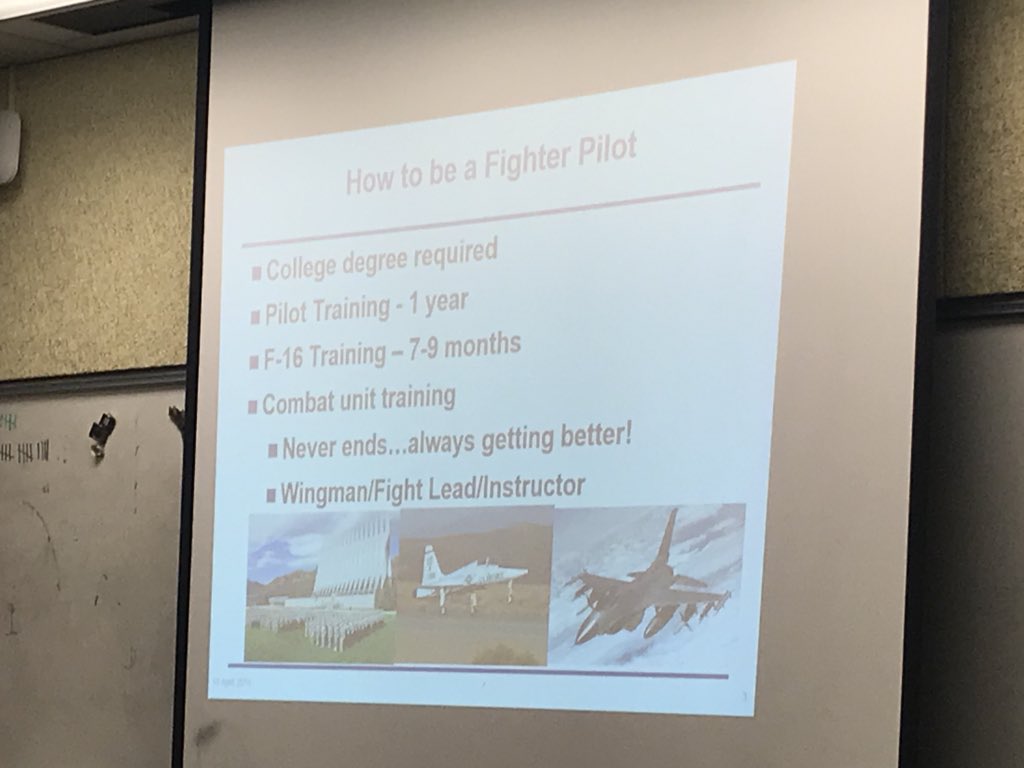 FESColantonio's tweet photo. Col. Mike Schnabel teaches 3rd graders about becoming an Air Force fighter pilot! #USAF #CareerDay #Teamwork https://t.co/3BlC2pGljj