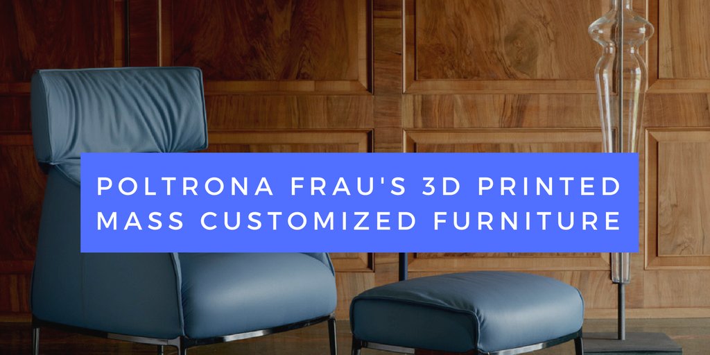 sculpteo's tweet image. Did you know that @poltronafrau already makes use of #3Dprinting for their #MassCustomized orders? A #3Dtool on their website allows for #customers to visualize their #furniture and then to be able to #customize it. Find out what the benefits are here: buff.ly/2HaRkW8