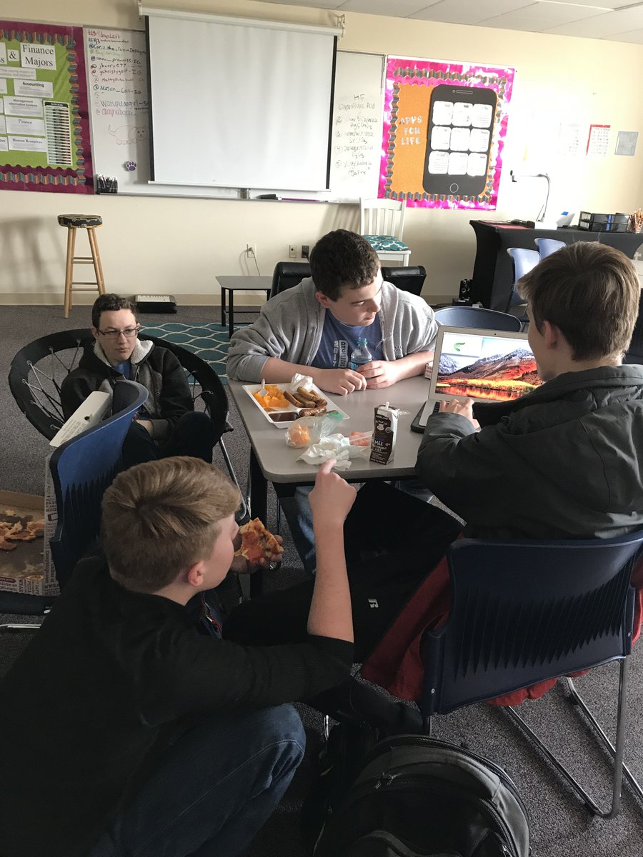 DMCAthletics's tweet photo. HyperStream Club members, AKA Codebusters, have been working hard during their lunch hour this week tweaking the code for a game they created. They'll present it at the Game Design Challenge in Ames this weekend.
#STEM
#STEAM
#coding
#hyperstream
#gamedesignchallenge https://t.co/OgL5H0MlWw