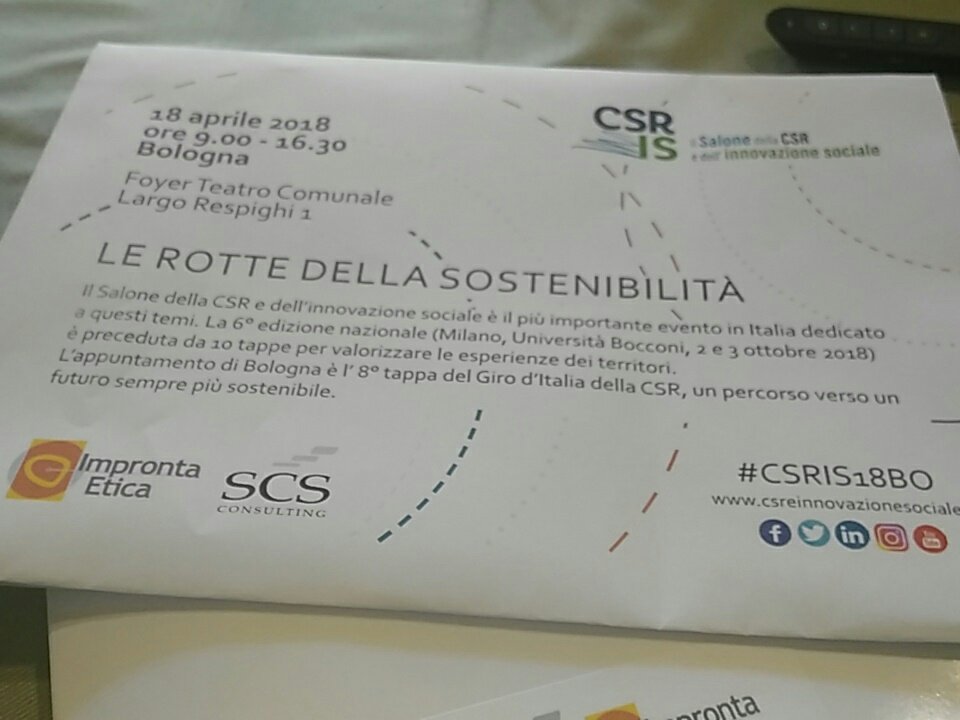 ImprontaEtica's tweet photo. Conclusa la tappa bolognese #CSRIS18BO grazie a tutti i relatori che hanno reso la giornata interessante e a tutti i partecipanti che ci hanno seguito! @SCS_Consulting @CSRIS_it @RossellaSobrero https://t.co/C14wOqXBLc