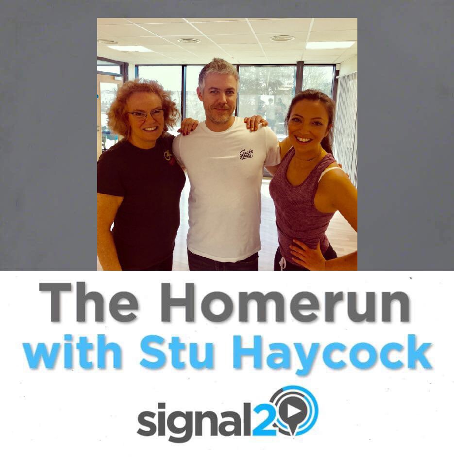 GHRStaffs's tweet photo. THE Dirty Dancing team - video to follow!
@grooveacademyuk @StuHaycock (in the middle!) and @MaxineMallen (dance partner) from our sister station @Signal1Official ??

**Disclaimer**
No alcohol was consumed during any part of the performance

Stu x https://t.co/ubwMiv0L4J