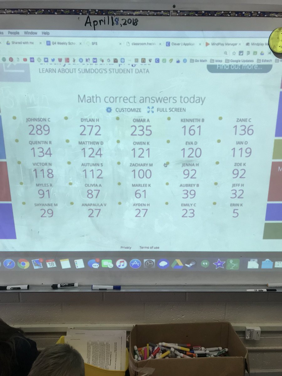 MrHardmansclass's tweet photo. Getting in on this @sumdog train #stjosephcountymathcontest #tarkingtonts https://t.co/3Wl9lsP2AN
