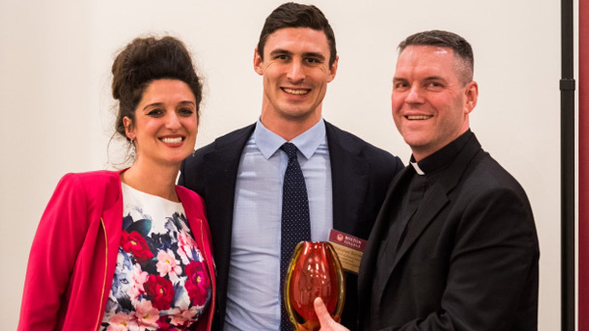 BC_MHockey's tweet photo. We could not be more proud of our two-time national champion and current member of the @NYRangers, @ChrisKreider, on earning the Distinguished Alumni Award of the Woods College of Advancing Studies - this is what it's all about. https://t.co/R6zFJar2od #WeAreBC https://t.co/jnPeNN59Rq