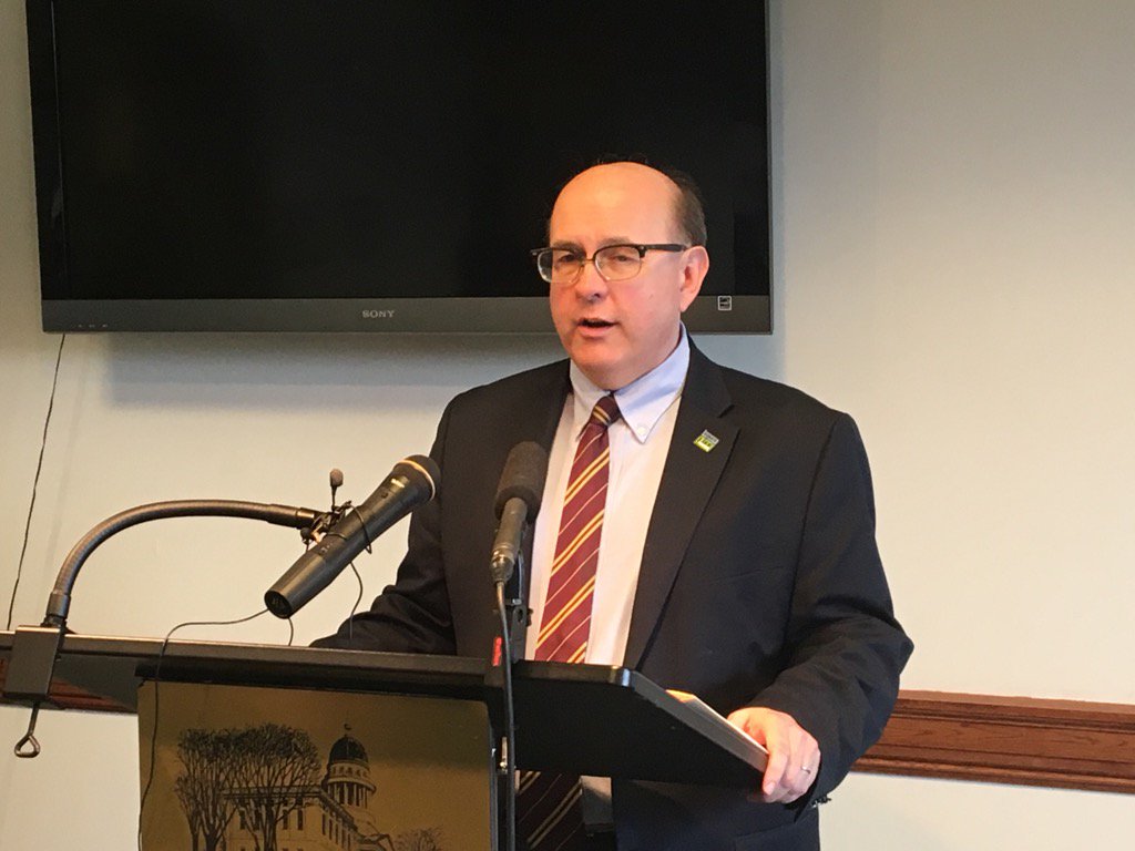 ToryRyden's tweet photo. #rankedchoicevoting Sec of State #mattdunlap speaks about Maine Law Court decision approving it @newscentermaine https://t.co/1ct3eA6rfL