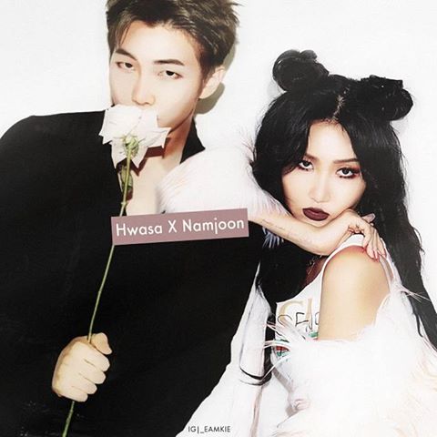 solitudeepoch's tweet photo. I need mutuals that shipping hwamon sm #hwamon #RM #Hwasa 💜💜 #Mamamoo #BTS https://t.co/RjMg1ins0F