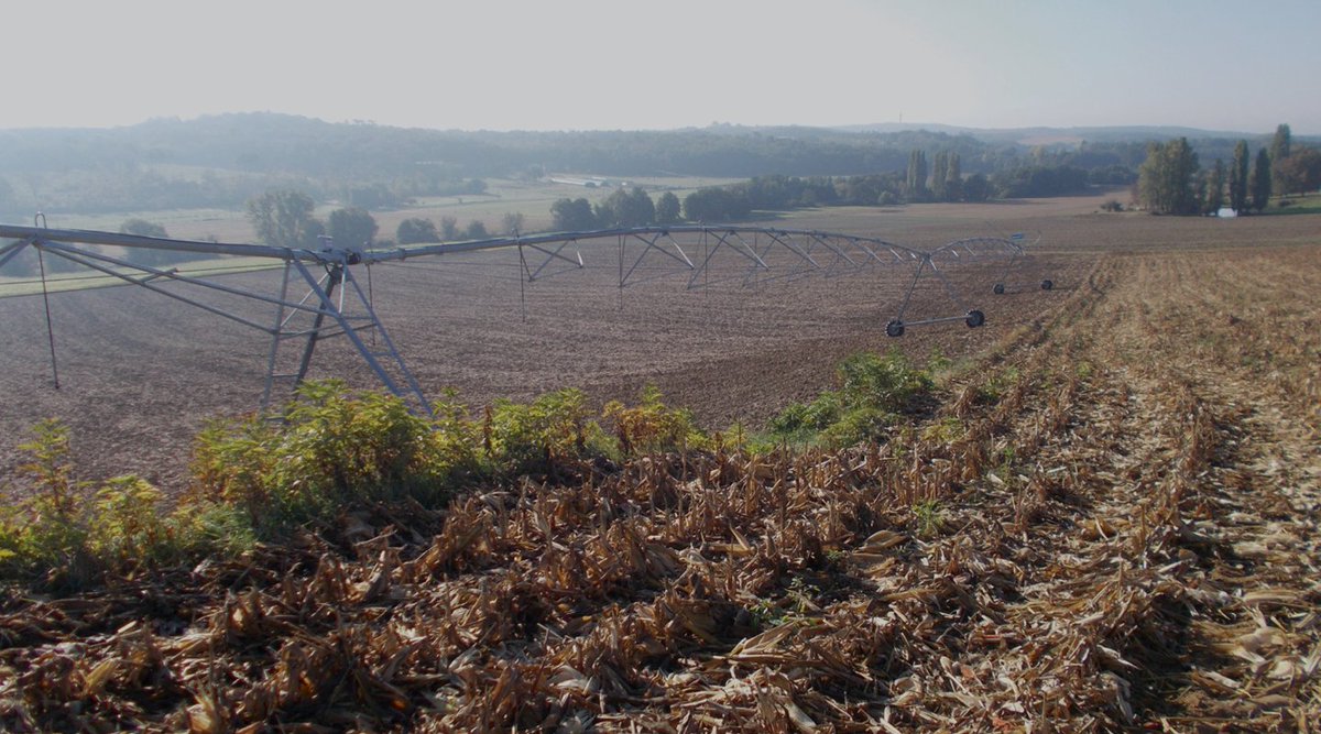 JonesIrrValley's tweet photo. The world is not flat, and water resources are a challenge around the world. Read more to find out how center pivot irrigation can help, even on sloping terrain. #IrrigationInnovation #jonesirrigation #valley #pivot #agriculture #technology https://t.co/Uy7Seu0hl7 https://t.co/zM1C2gC9r5