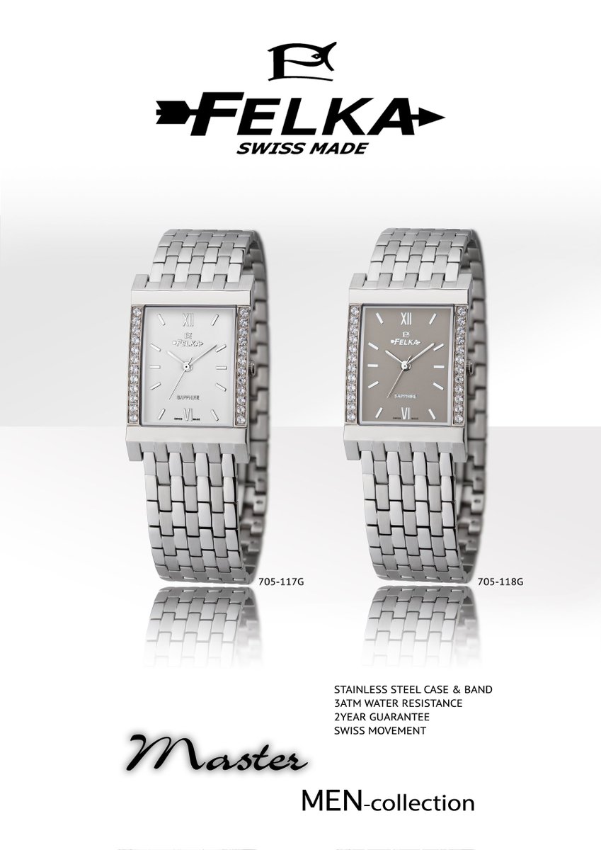 FelkaWatches's tweet photo. ❤️ Master Collection ❤️
⌚️ STAINLESS STEEL CASE &amp; BAND ⌚️
⌚️ 3ATM WATER RESISTANCE ⌚️
⌚️ 2YEAR GUARANTEE ⌚️
⌚️ SWISS MOVEMENT ⌚️

#watch #fashion #watches #style  #ValetinesDay #jewelry #Felka #luxury #shop

❤️ More watch online 👉  https://t.co/9cucNqrH6E https://t.co/F7YeVOxoJN