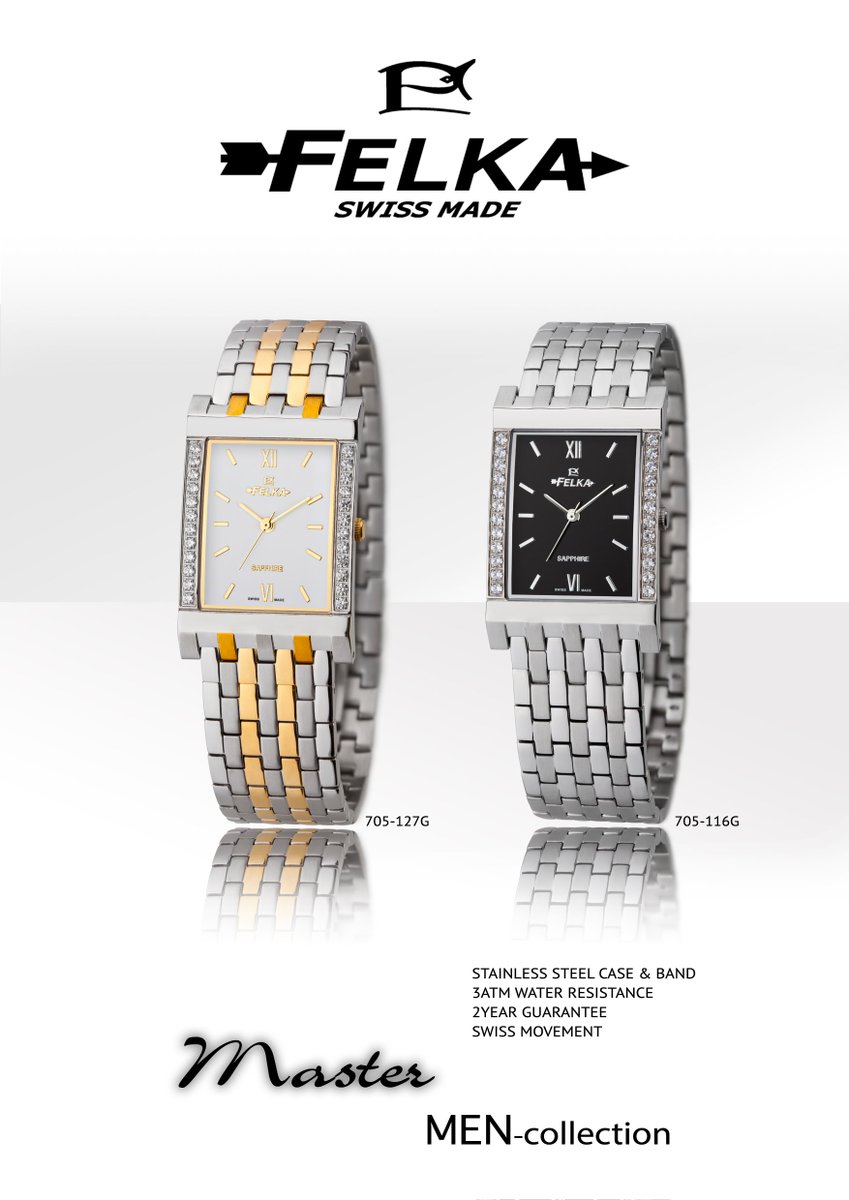 FelkaWatches's tweet photo. ❤️ Master Collection ❤️
⌚️ STAINLESS STEEL CASE &amp; BAND ⌚️
⌚️ 3ATM WATER RESISTANCE ⌚️
⌚️ 2YEAR GUARANTEE ⌚️
⌚️ SWISS MOVEMENT ⌚️

#watch #fashion #watches #style  #ValetinesDay #jewelry #Felka #luxury #shop

❤️ More watch online 👉  https://t.co/9cucNqrH6E https://t.co/dGcSrKJl0O