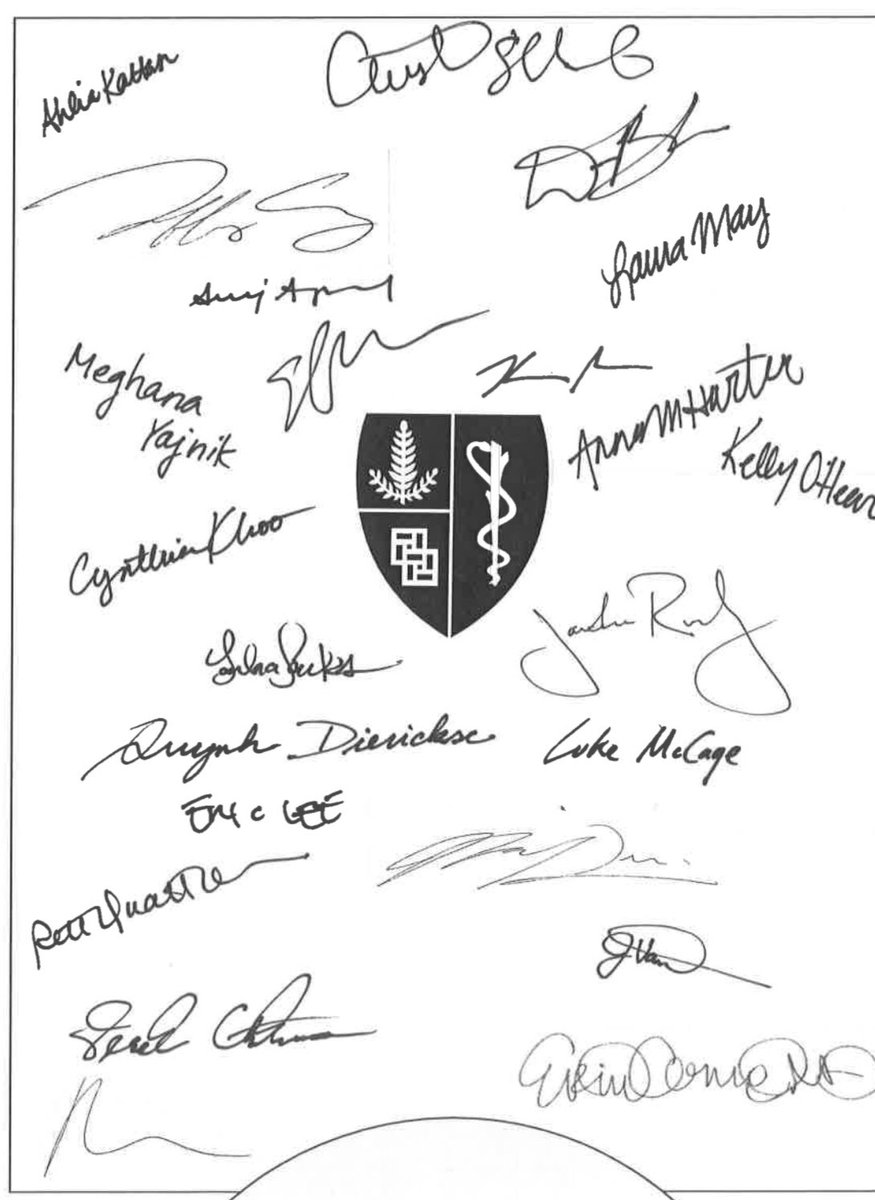 We will soon be graduating the Stanford anesthesia class of 2018, following last year’s terrific group of skilled anesthesiologists. Here is to celebrate the Stanford anesthesia class of 2017 with a collection of their signatures!