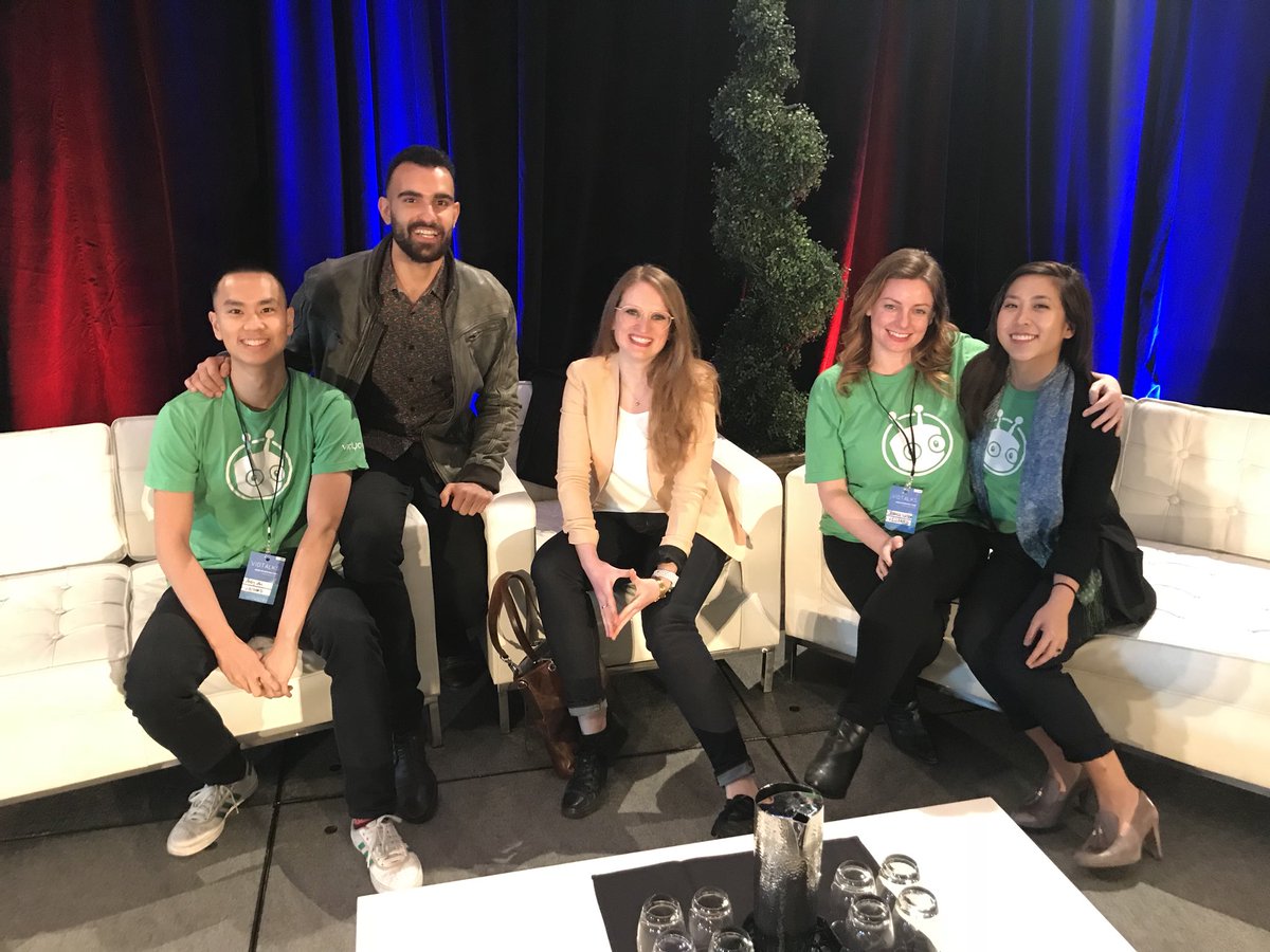andy_au's tweet photo. The @Vidyard fam is at #vidtalks! Come say hi. Talkshow coming to ABC in 2018 #justkidding https://t.co/ATPLDgHDUU