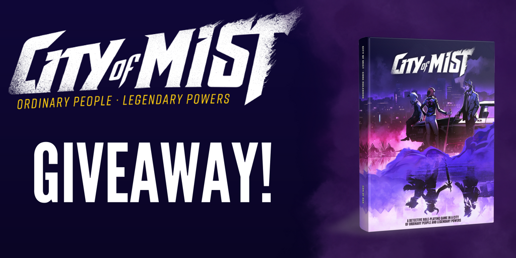 SonOfOakGames's tweet photo. NEW #Giveaway 😄 Enter for a chance to win a #CItyofMist #RPG Core Book! Ending in 2 weeks so enter while you still can! #tabletop

Enter: https://t.co/Vz2T6DGRQi https://t.co/BhlFrXs2d3