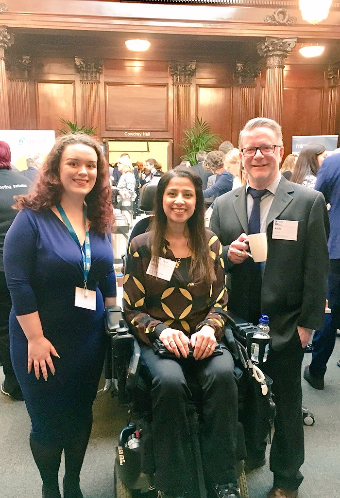 MMUEqualities's tweet photo. Great to meet so many sector-wide diversity &amp; inclusion leaders @DisabilitySmart Annual conference #DisabilityITMW 

Thanks for inviting our DSF Co-chair and colleague @MonaP23 to speak about disability in the modern workplace within a HEI. https://t.co/IUX6iBOrqh