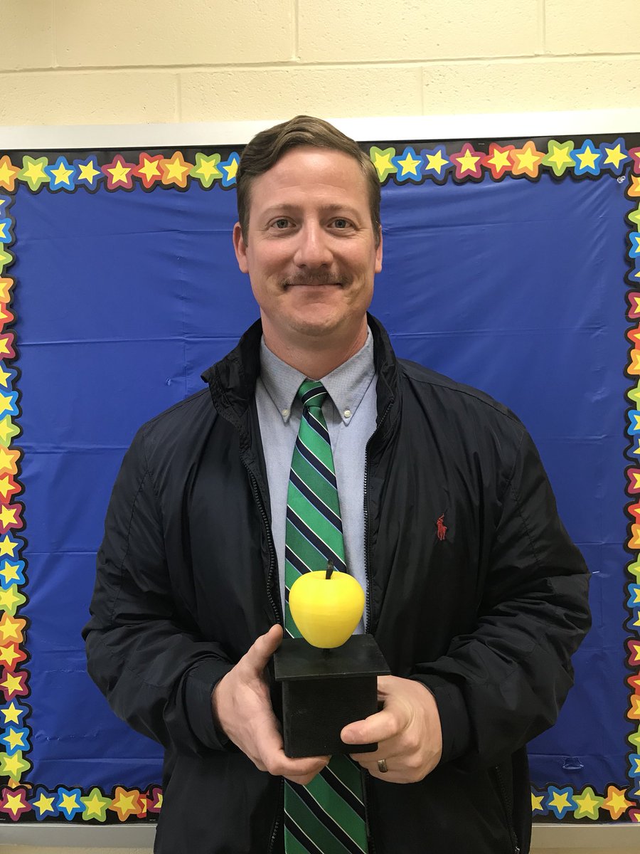 Congratulations Adam McGinnis for being our March Golden Apple award winner for showing creativity! Way to go <a href="/AdaMcGinnis/">Adam McGinnis</a>! #gtownway