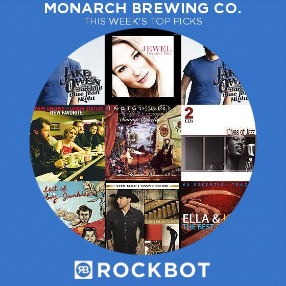 monarchbrewinco's tweet photo. This Week's Top @GetRockbot Picks at Monarch Brewing Co. : https://t.co/w4jTTpUE9d https://t.co/0zBuc2DQ9M