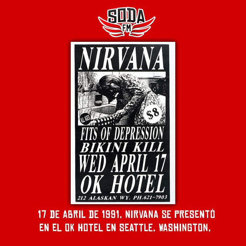 circuitosodafm's tweet photo. Durante la presentación la banda toco una nueva canción, 'Smell's Like Teen Spirit' en vivo por primera vez. #Soda #Musica #Nirvana #Presentacion #EstiloDeVida #BuenaMusica #elistephas #Webstagram https://t.co/7e0nPInlEA