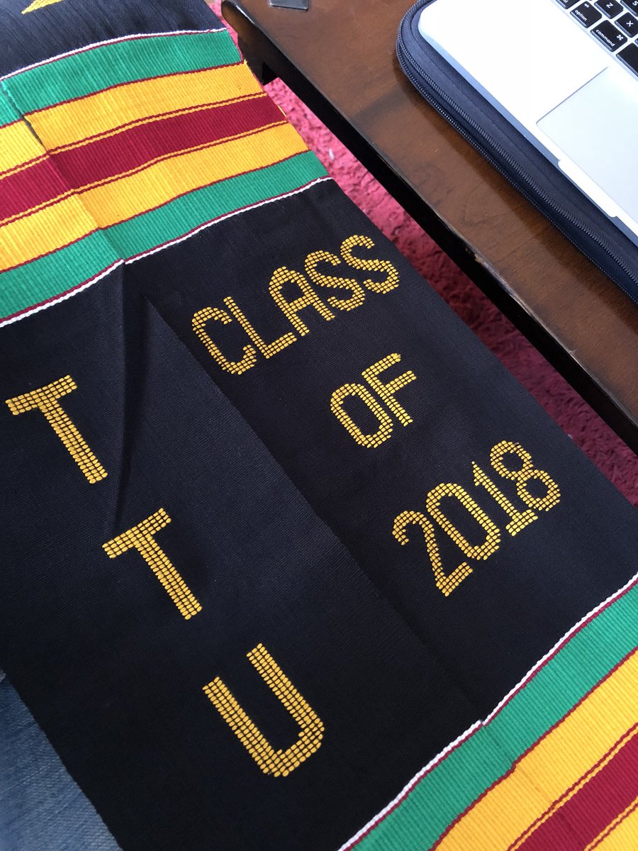 TTUBlackGrad's tweet photo. Stoles are in!! ๐ฃ
#TTUBlackGrad
#BlackConvocation
#TTU18 https://t.co/dz1hLF49Xl