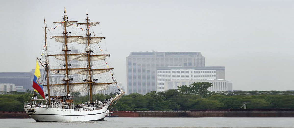 NOLA300th's tweet photo. The Tall Ships are coming! And so are the Navy Ships! Things are getting nautical this weekend, so be on the lookout for chances to board these vessels this weekend. https://t.co/dVo1HIP1cq https://t.co/qryz2jdGy3