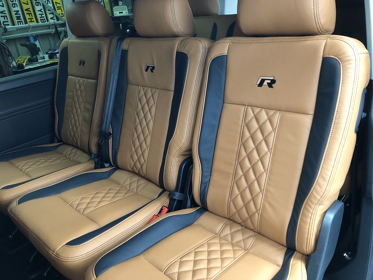 AtkinsonCars's tweet photo. What do we all think of this tan leather with quilted diamond centres in this stunning T6😁 https://t.co/s7eJM4HurO
