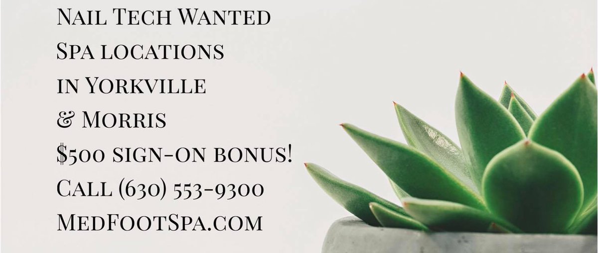 footanklecntrs's tweet photo. Nail Tech opportunity with $500 sign-on bonus available. https://t.co/cW100RkKcV